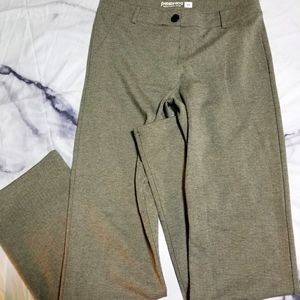 Betabrand Medium Dress Yoga Pants- Tan Herringbone